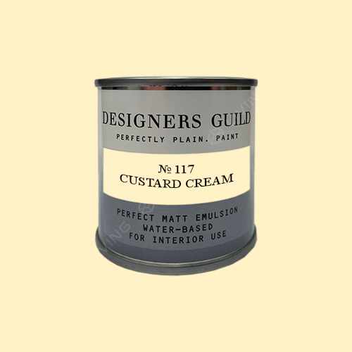 картинка Краска Designers Guild Perfect Matt Emulsion цвет CUSTARD CREAM №117 от LIVING