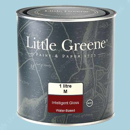 картинка Краска Little Greene Acrylic Gloss (Intelligent Gloss) цвет Sky Blue №103 от LIVING