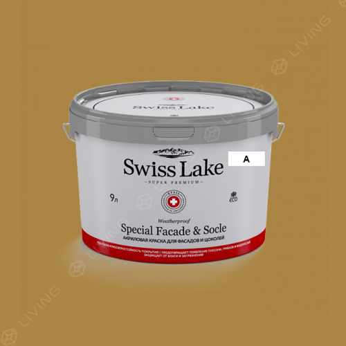 картинка Краска Swiss Lake Special Faсade & Socle цвет mustard №999 от LIVING