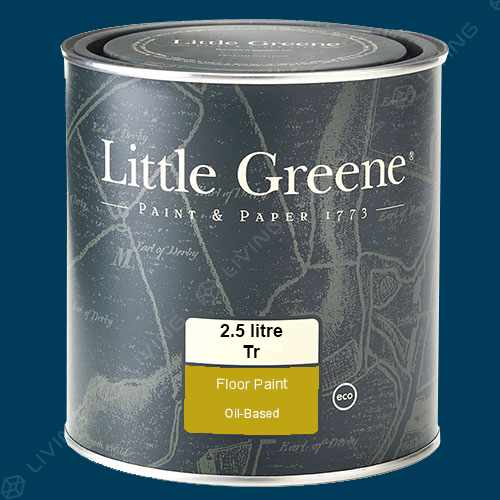 картинка Краска Little Greene Floor Paint цвет Deep Space Blue №207 от LIVING