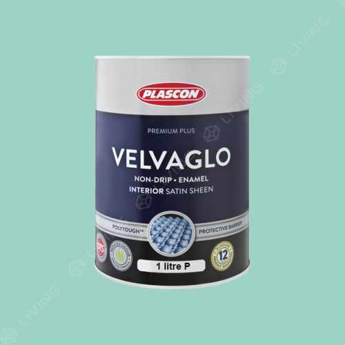 картинка Краска Plascon VELVAGLO WB цвет Blue Retreat арт.G5-B2-1 от LIVING