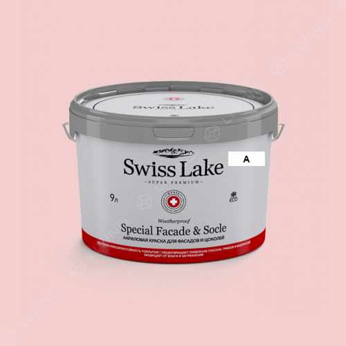 картинка Краска Swiss Lake Special Faсade & Socle цвет rosey posey №1309 от LIVING