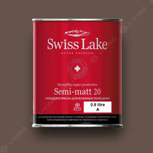 картинка Краска Swiss Lake Semi-matt 20 цвет taupe №658 от LIVING