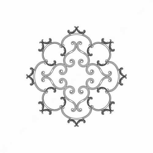 Узел RODECOR Шинуазри, арт. 66524CN, 70 х 70 см.