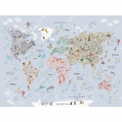 картинка Фреска Affresco, коллекция Сказки Affresco, арт. ZK642-COL2 Россия от LIVING