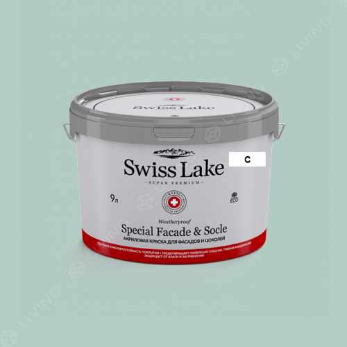 картинка Краска Swiss Lake Special Faсade & Socle цвет WHIRLPOOL №2381 от LIVING