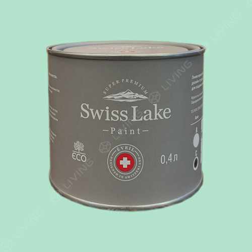 картинка Краска Swiss Lake Wall Comfort 7 цвет green colar  №2332 от LIVING
