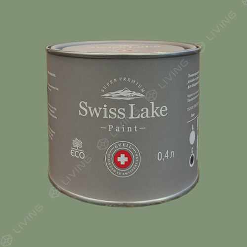 картинка Краска Swiss Lake Wall Comfort 7 цвет Snipped Chives №2696 от LIVING