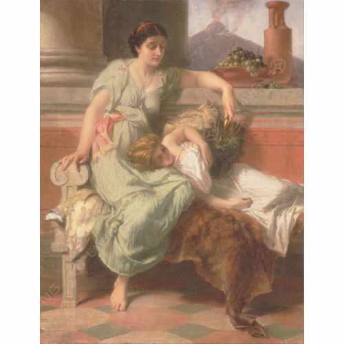 Фреска Affresco, коллекция Фрески и фотообои, арт. Alfred Elmore Pompeii Россия