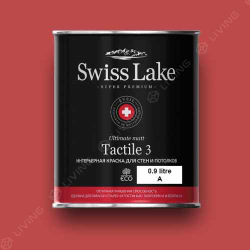 картинка Краска Swiss Lake Tactile 3 цвет carmine №1438 от LIVING