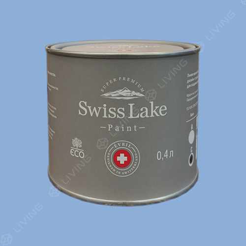 картинка Краска Swiss Lake Wall Comfort 7 цвет placid blue №2052 от LIVING