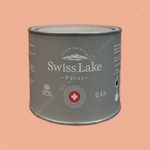 картинка Краска Swiss Lake Wall Comfort 7 цвет cosmetic peach №1168 от LIVING