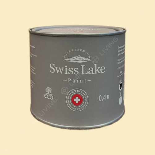 картинка Краска Swiss Lake Wall Comfort 7 цвет yellow moon №1010 от LIVING