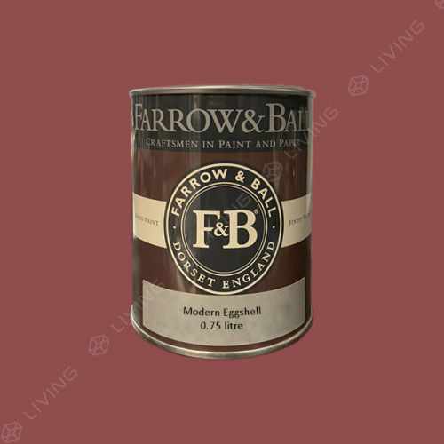 картинка Краска Farrow&Ball Modern Eggshell цвет Eating Room Red №43 от LIVING