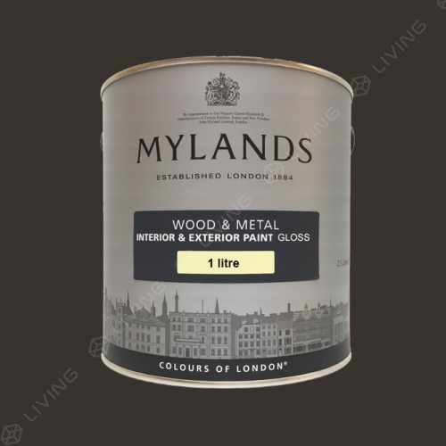 картинка Краска Mylands Wood&metal Gloss цвет London Brown №287 от LIVING