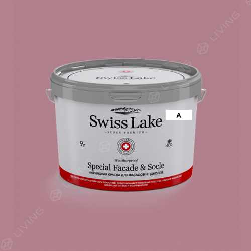 картинка Краска Swiss Lake Special Faсade & Socle цвет cerise pink №1740 от LIVING