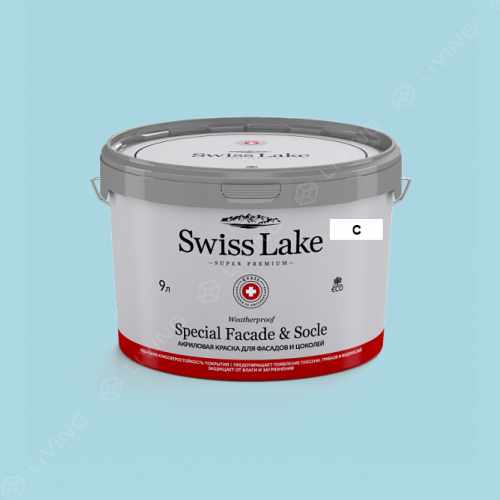картинка Краска Swiss Lake Special Faсade & Socle цвет IDYLLIC ISLE №2007 от LIVING