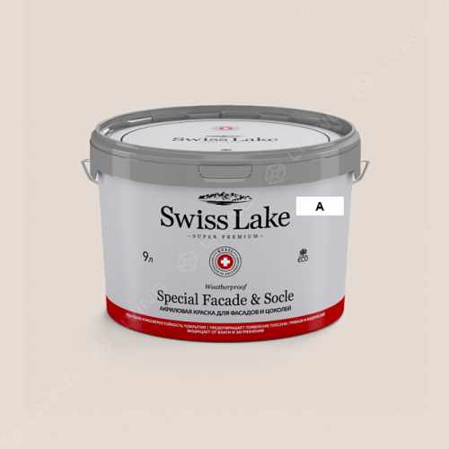 картинка Краска Swiss Lake Special Faсade & Socle цвет practical beige №369 от LIVING