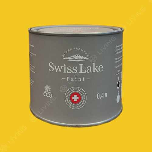 картинка Краска Swiss Lake Wall Comfort 7 цвет hot yellow №978 от LIVING