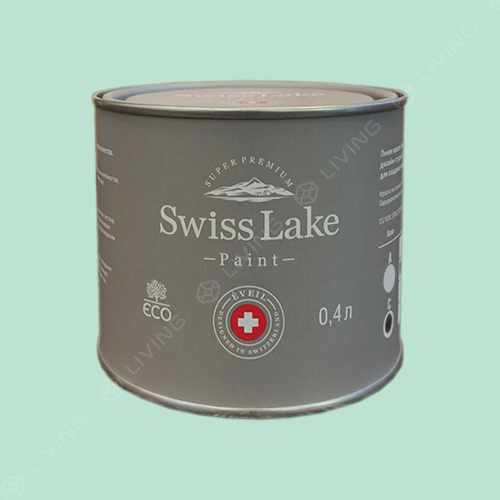 картинка Краска Swiss Lake Wall Comfort 7 цвет refreshing teal №2343 от LIVING