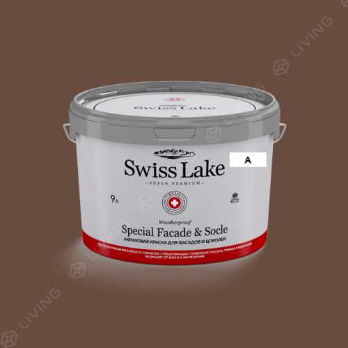 картинка Краска Swiss Lake Special Faсade & Socle цвет mulled wine №680 от LIVING