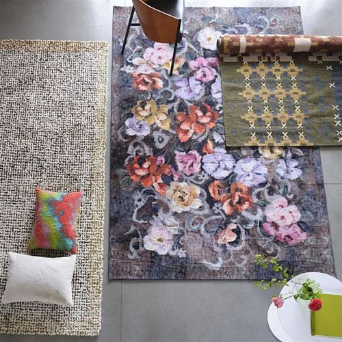 картинка Ковры Designers Guild коллекция 2022, арт. flower damson от LIVING