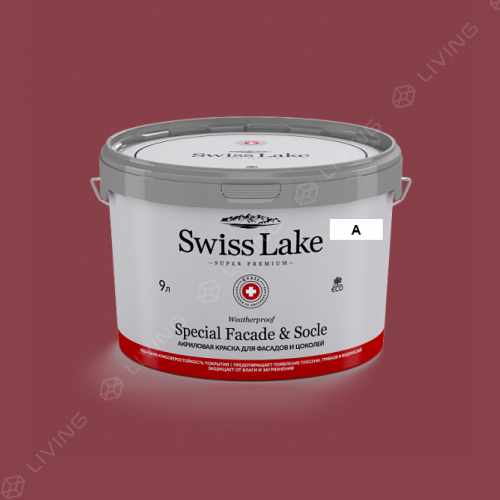 картинка Краска Swiss Lake Special Faсade & Socle цвет plum jam №1401 от LIVING