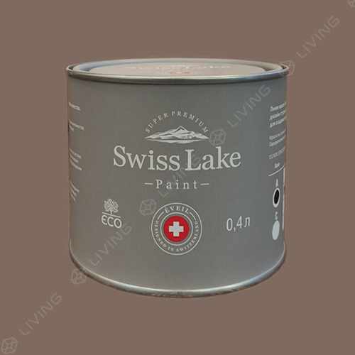 картинка Краска Swiss Lake Wall Comfort 7 цвет brown velvet №664 от LIVING