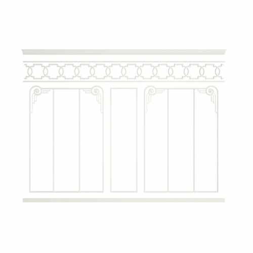 Стена RODECOR Эрте Ф3, арт. 77443AR, 300 х 400 см.