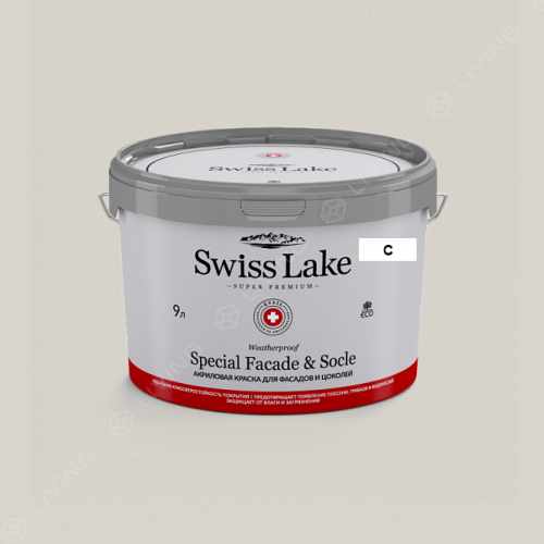 картинка Краска Swiss Lake Special Faсade & Socle цвет  gray tint №2765 от LIVING
