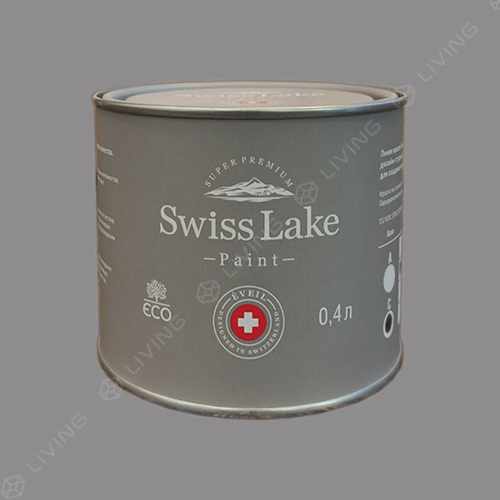 картинка Краска Swiss Lake Wall Comfort 7 цвет lead gray  №3014 от LIVING
