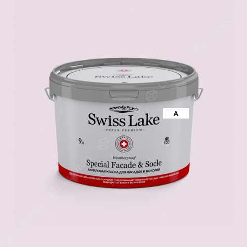 картинка Краска Swiss Lake Special Faсade & Socle цвет PINK INNOCENCE №1662 от LIVING