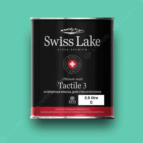 картинка Краска Swiss Lake Tactile 3 цвет cypress №2357 от LIVING