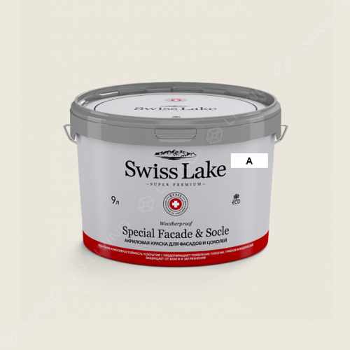 картинка Краска Swiss Lake Special Faсade & Socle цвет windy city №214 от LIVING
