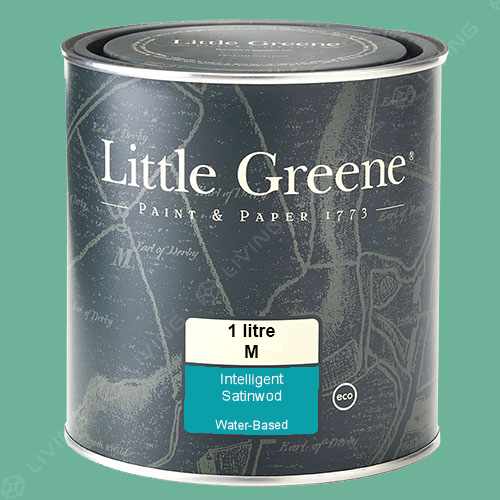 картинка Краска Little Greene Intelligent Satinwood цвет Turquoise Blue №93 от LIVING