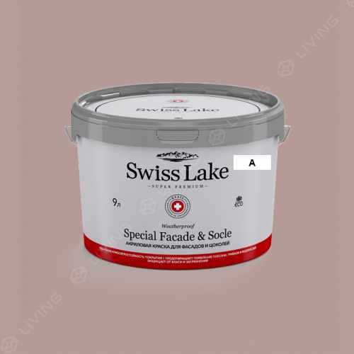 картинка Краска Swiss Lake Special Faсade & Socle цвет Caramelized №754 от LIVING