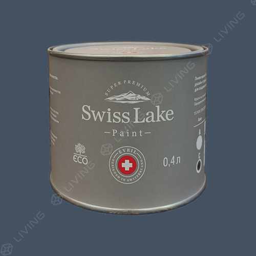 картинка Краска Swiss Lake Wall Comfort 7 цвет indigo batik №2210 от LIVING