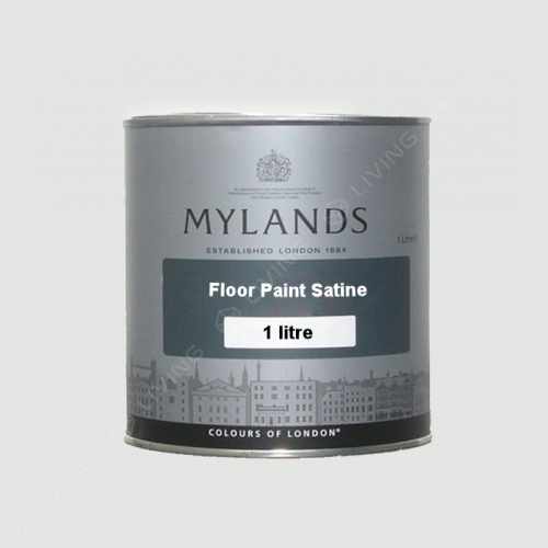 картинка Краска Mylands Floor Paint Satine цвет Maugham White №2 от LIVING