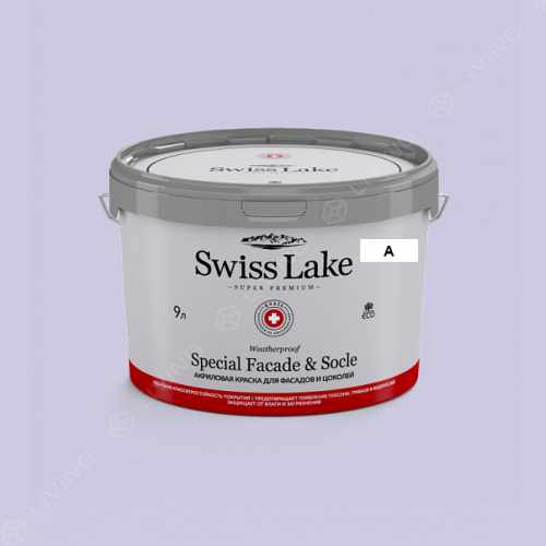 картинка Краска Swiss Lake Special Faсade & Socle цвет SILVER MAUVE №1877 от LIVING