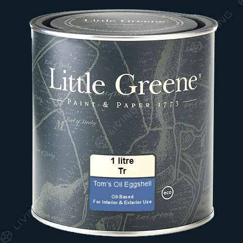 картинка Краска Little Greene Toms Oil Eggshell цвет Basalt №221 от LIVING