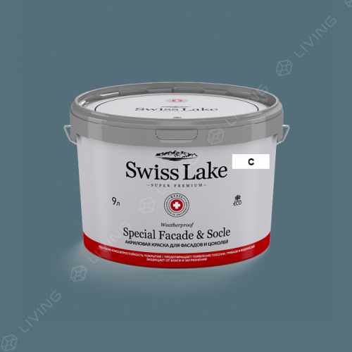 картинка Краска Swiss Lake Special Faсade & Socle цвет PUDDLE JUMPER №2199 от LIVING