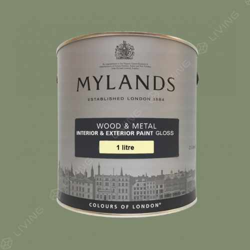 картинка Краска Mylands Wood&metal Gloss цвет Serpentine №192 от LIVING