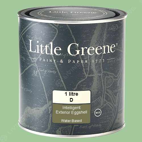 картинка Краска Little Greene Intelligent Exterior Eggshell цвет Spearmint №202 от LIVING