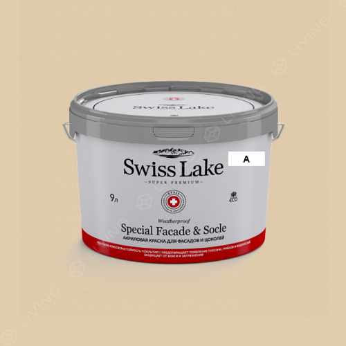 картинка Краска Swiss Lake Special Faсade & Socle цвет Lazy weekend №862 от LIVING