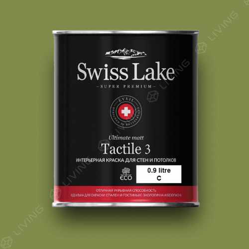 картинка Краска Swiss Lake Tactile 3 цвет juniper №2539 от LIVING