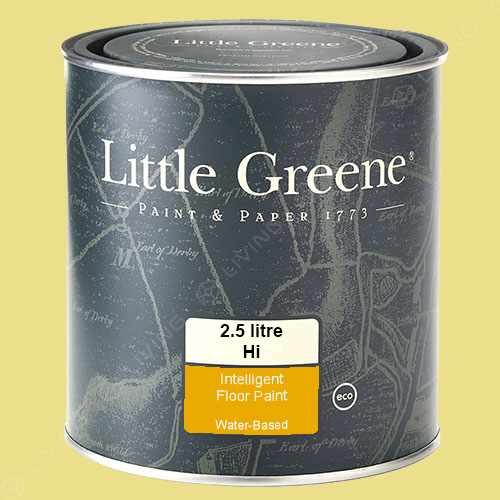 картинка Краска Little Greene Intelligent Floor Paint цвет Lemon Tree №69 от LIVING