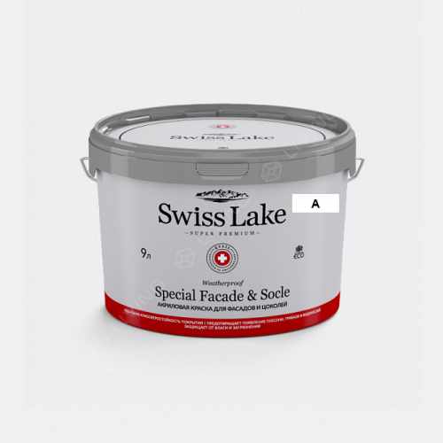 картинка Краска Swiss Lake Special Faсade & Socle цвет mountain air №94 от LIVING