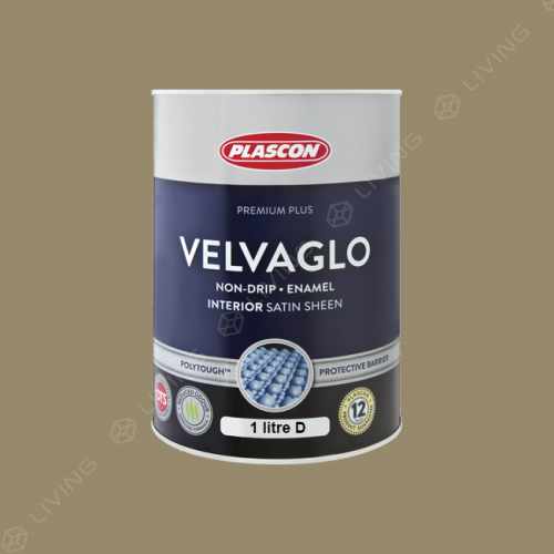 картинка Краска Plascon VELVAGLO WB цвет Wacky Khaki арт.Y3-D1-3 от LIVING