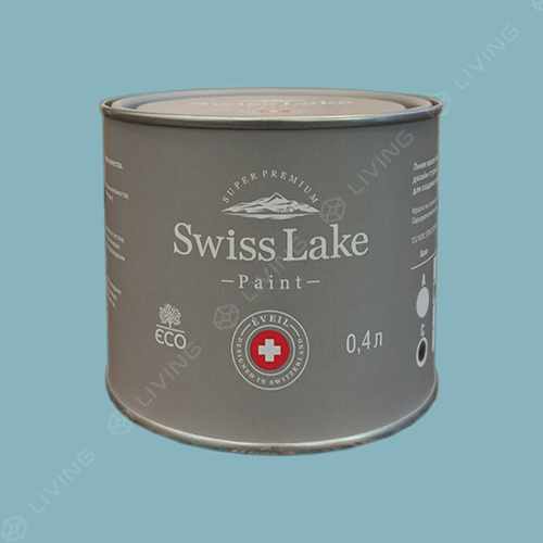 картинка Краска Swiss Lake Wall Comfort 7 цвет FROSTY GLADE №2184 от LIVING
