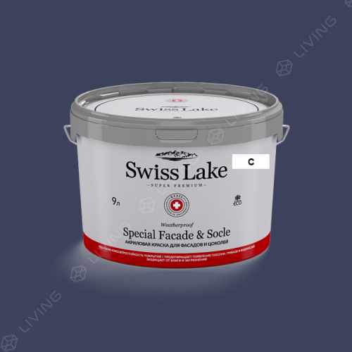картинка Краска Swiss Lake Special Faсade & Socle цвет night sky №1948 от LIVING